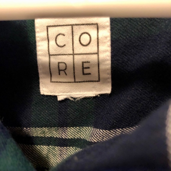 Core Life Plaid Flannel Boyfriend Shirt - Picture 3 of 4